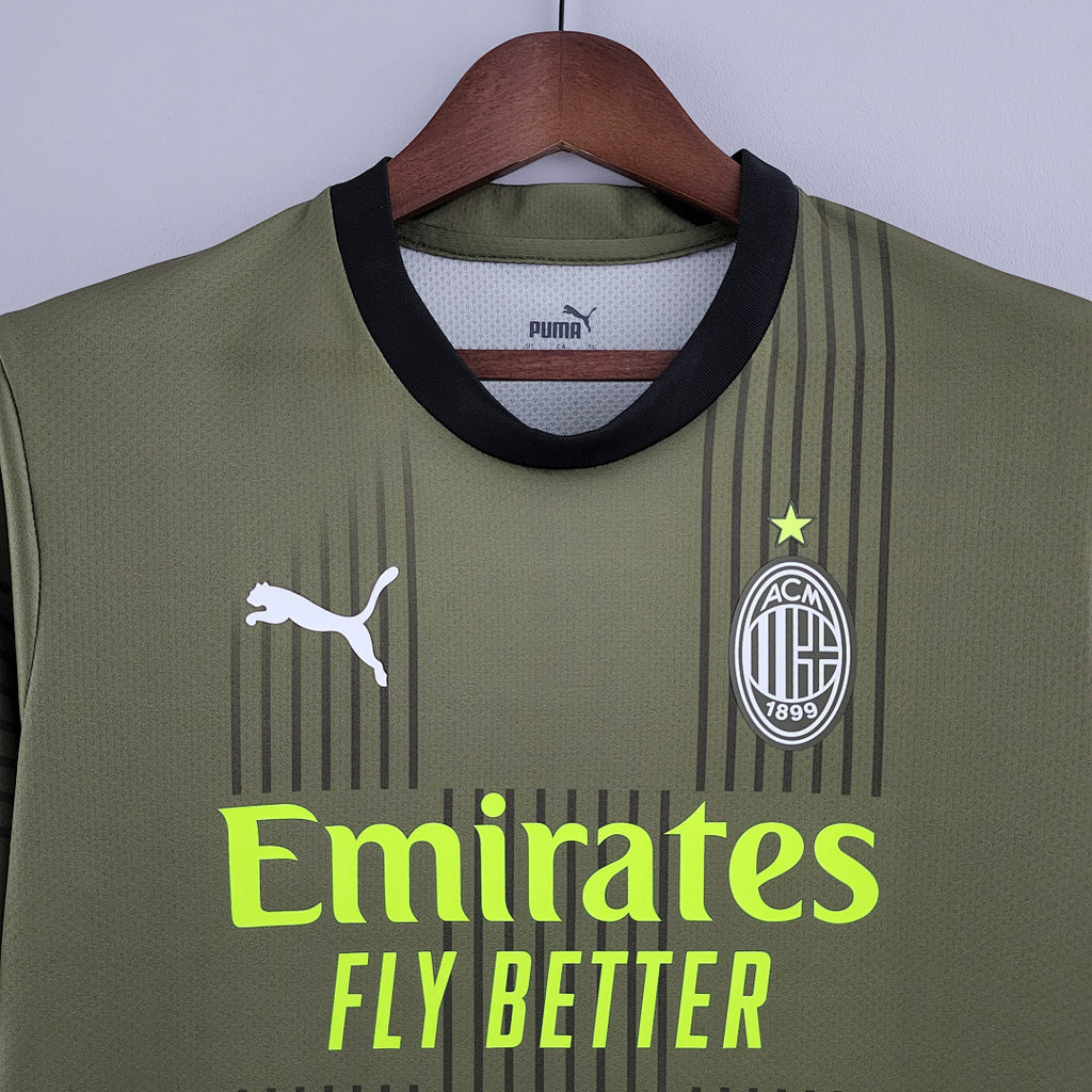 Camiseta Retro AC Milan Tercera 22/23 - espalda