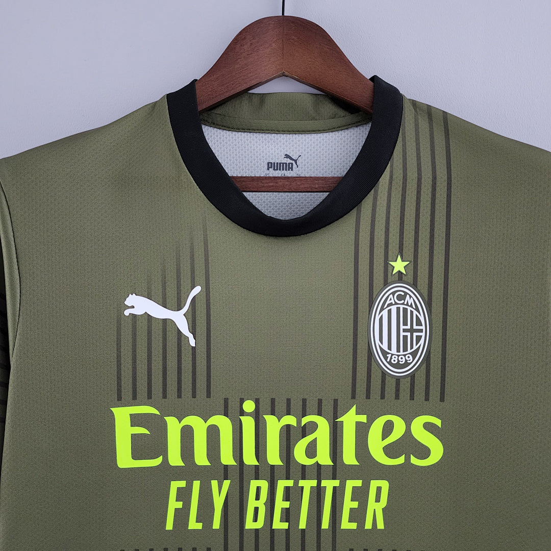 Camiseta Retro AC Milan Tercera 22/23 - espalda
