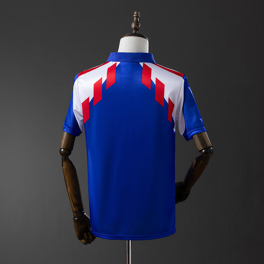 Camiseta Retro Francia Local 88/90 - espalda