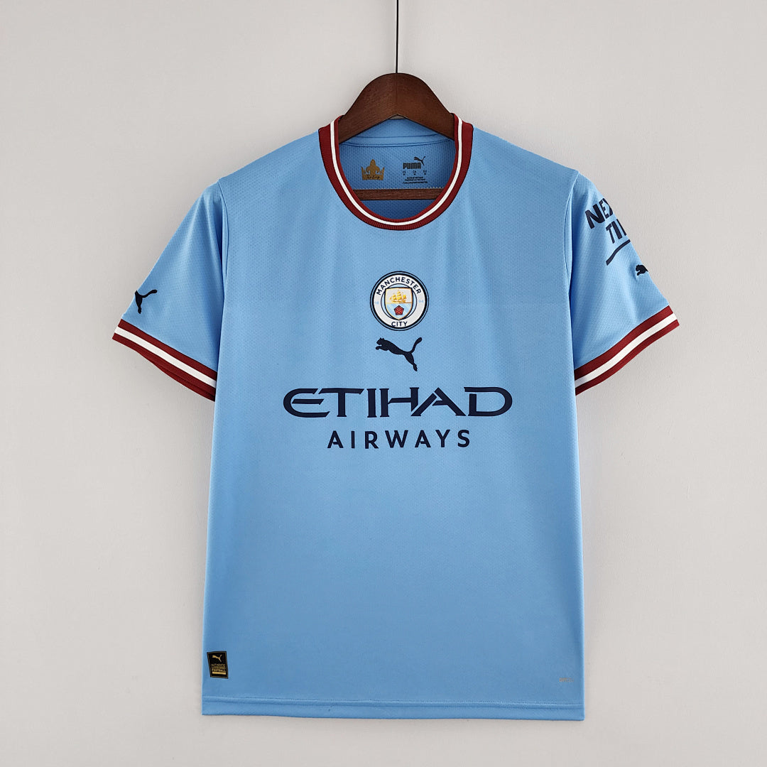 Camiseta Retro Manchester City Local 22/23 - frente