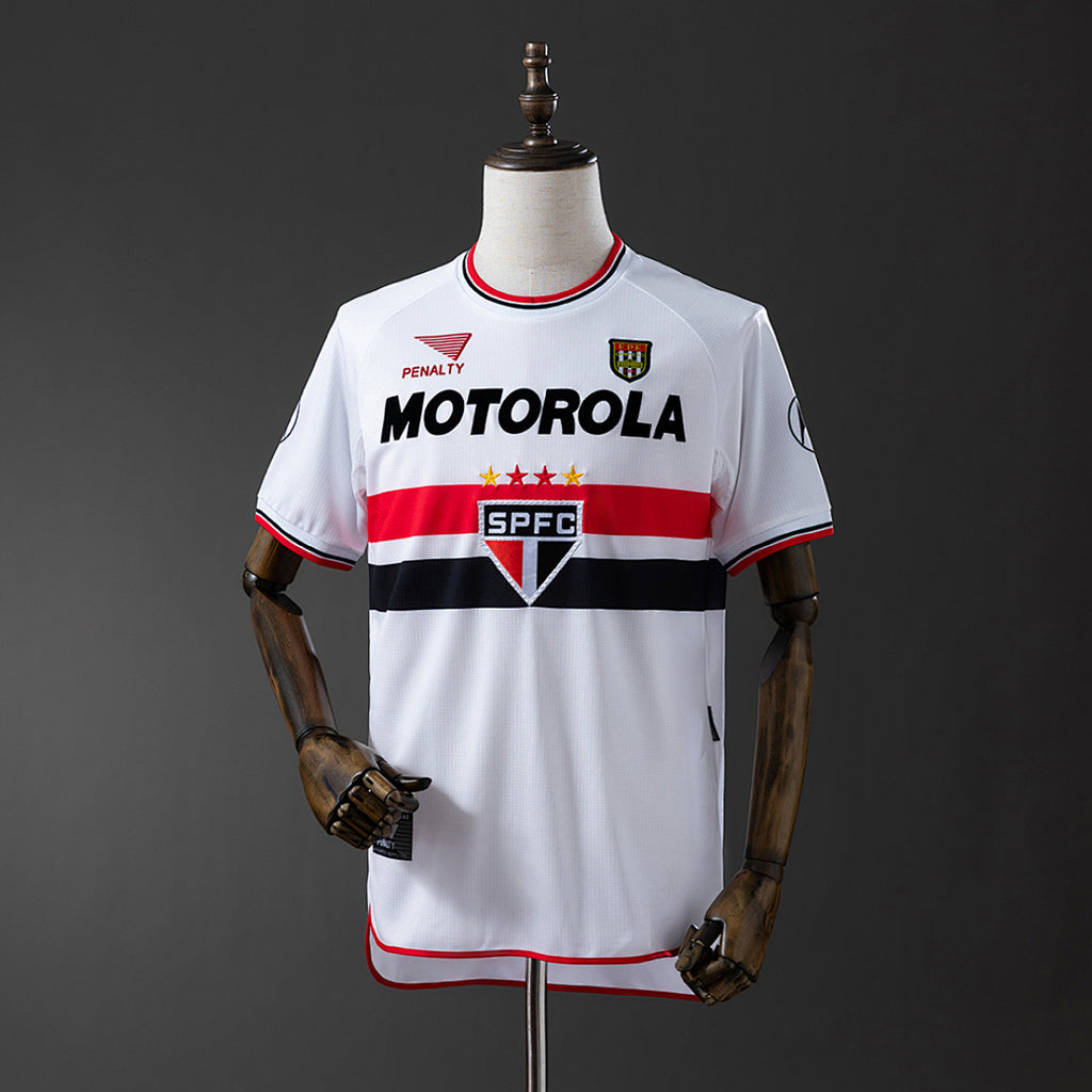 Camiseta Retro São Paulo Local 2000 - frente
