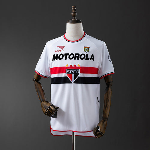 Camiseta Retro São Paulo Local 2000 - frente