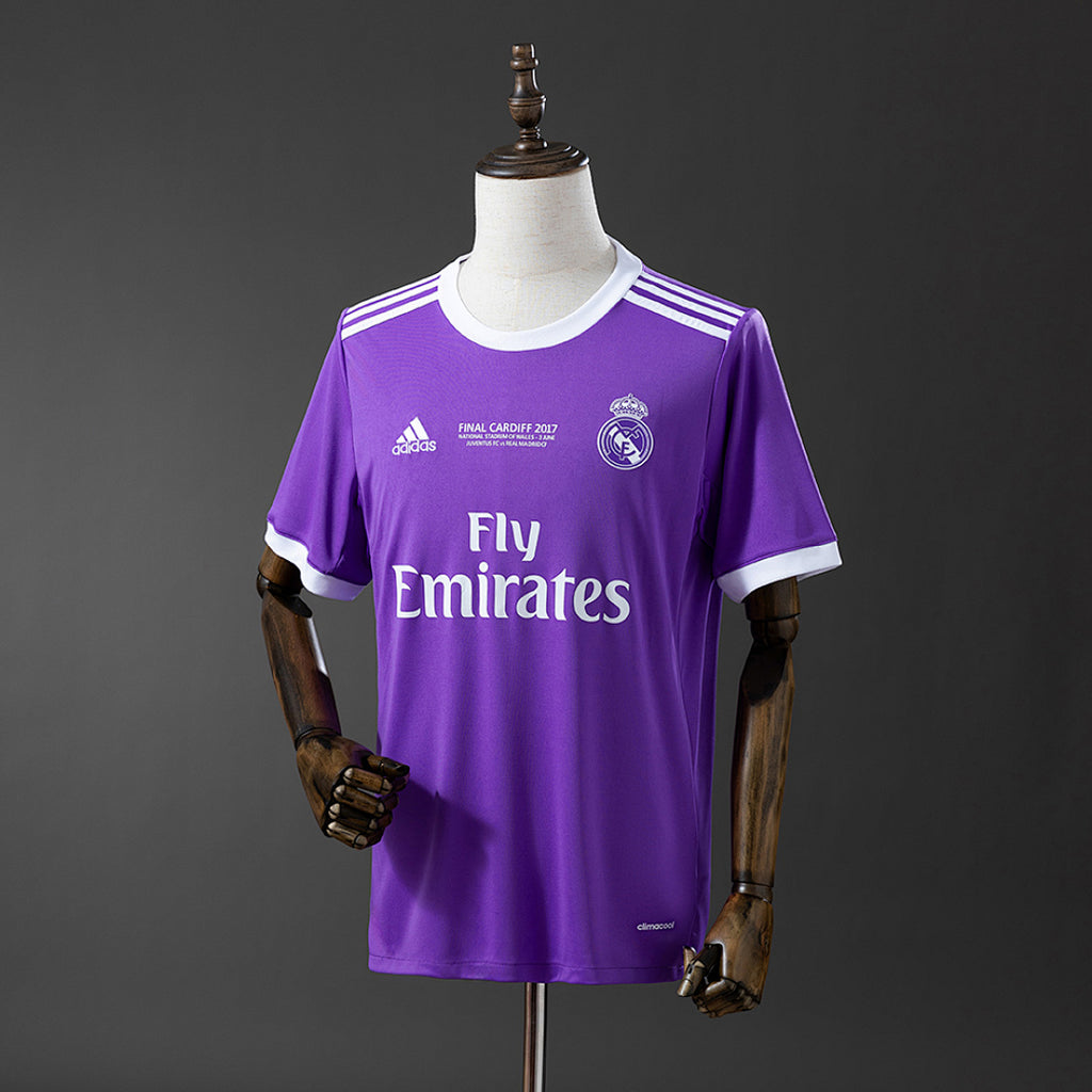 Camiseta Retro Real Madrid Visita 16/17 - frente
