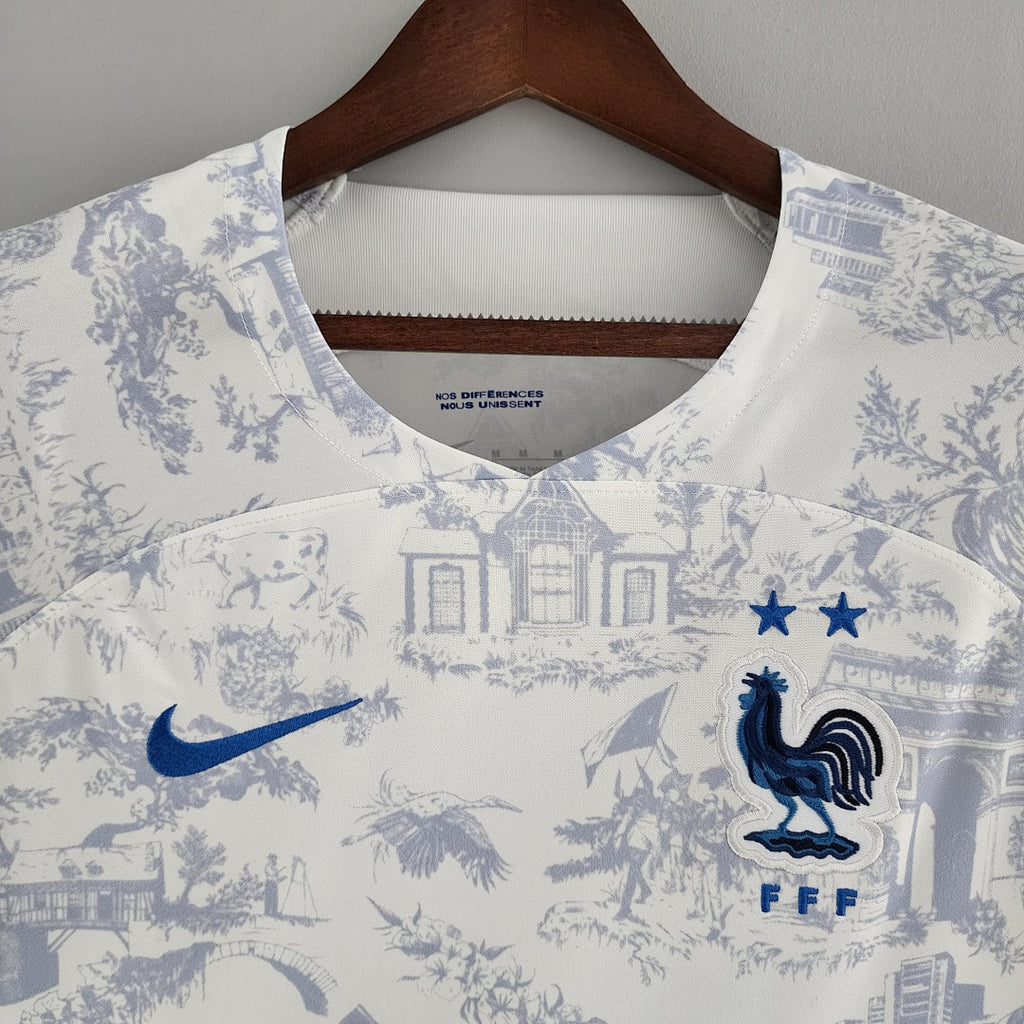 Camiseta Retro Francia Visita Mundial 2022 - espalda