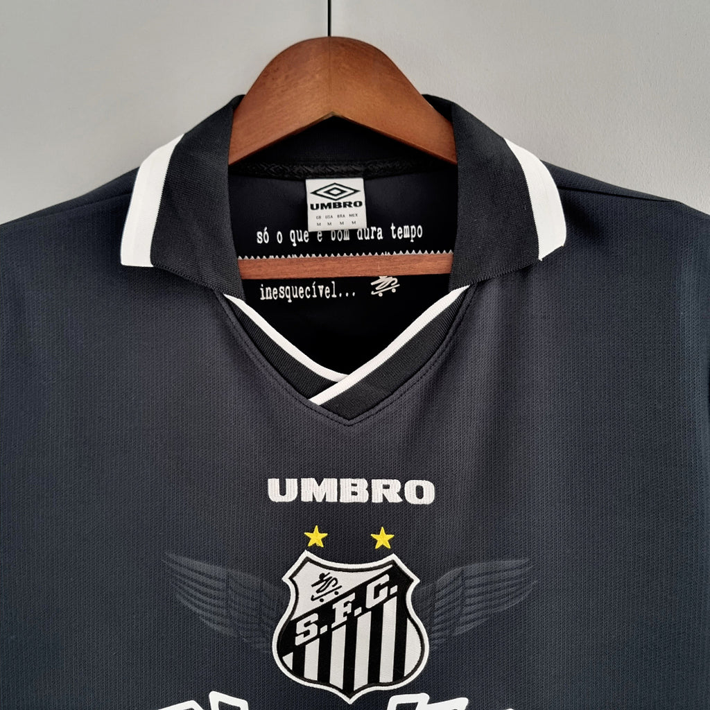 Camiseta Retro Santos Negra 22/23 - espalda