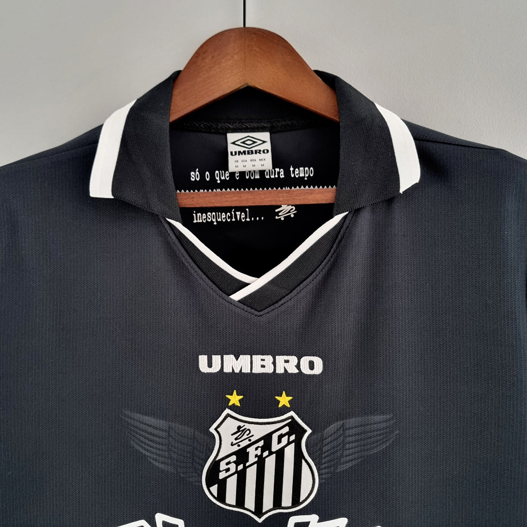 Camiseta Retro Santos Negra 22/23 - espalda