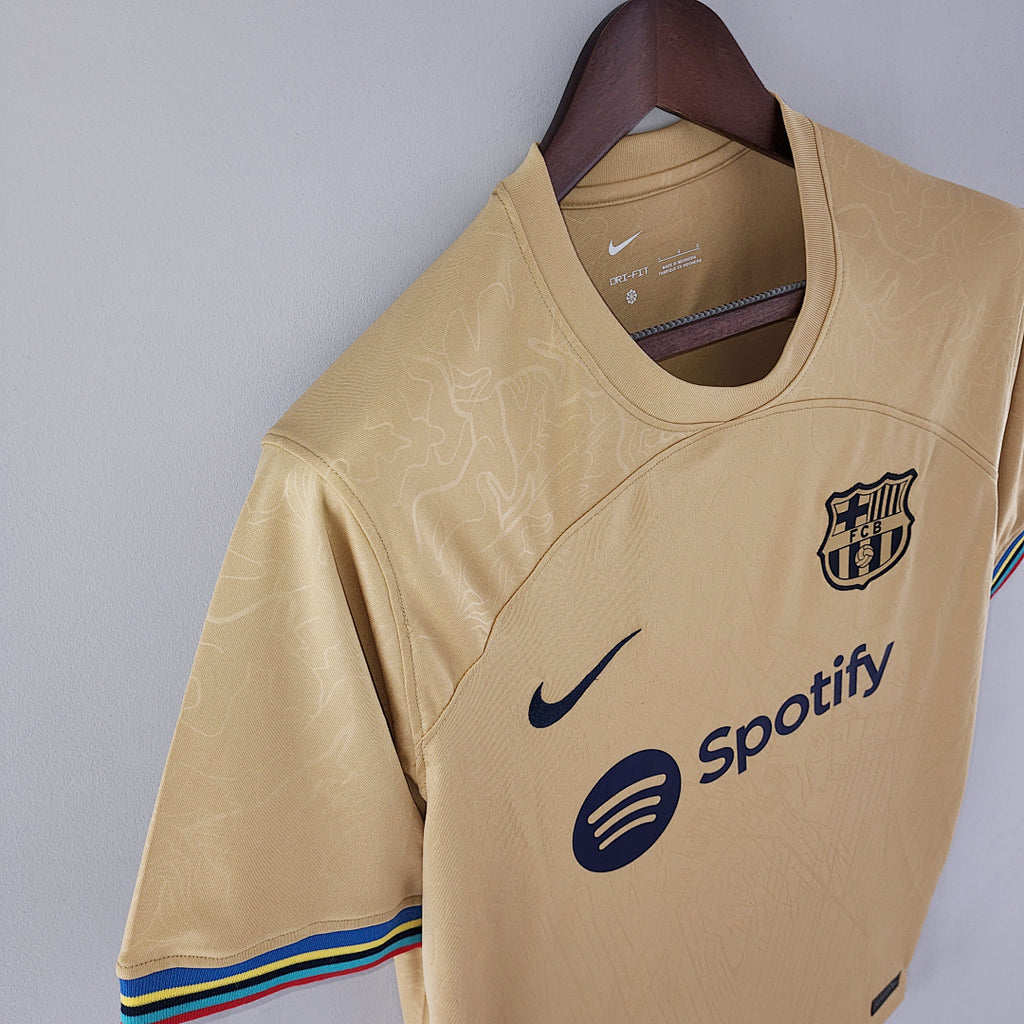 Camiseta Retro FC Barcelona Visita 22/23 - espalda