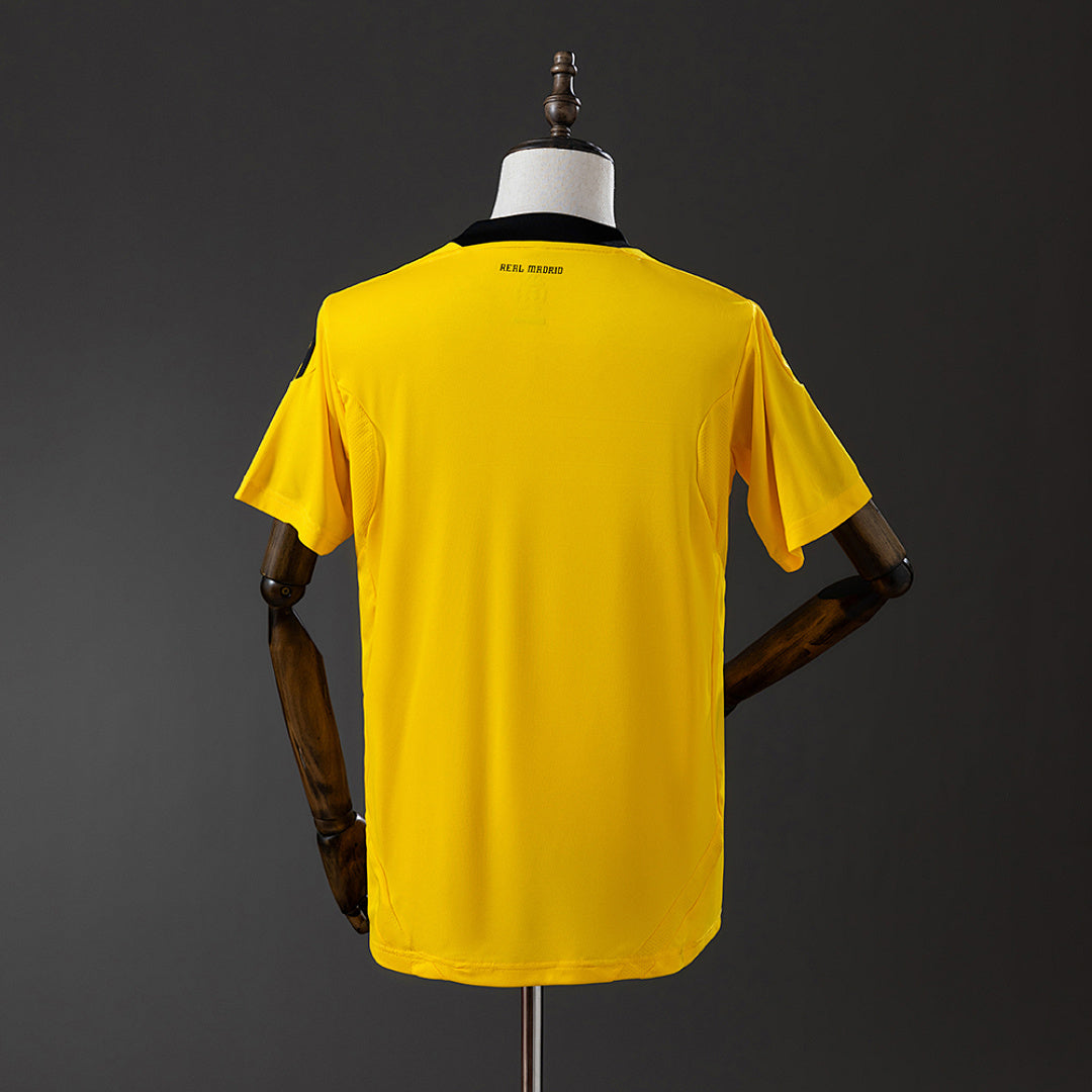 Camiseta Retro Real Madrid Portero Amarilla 11/12 - espalda