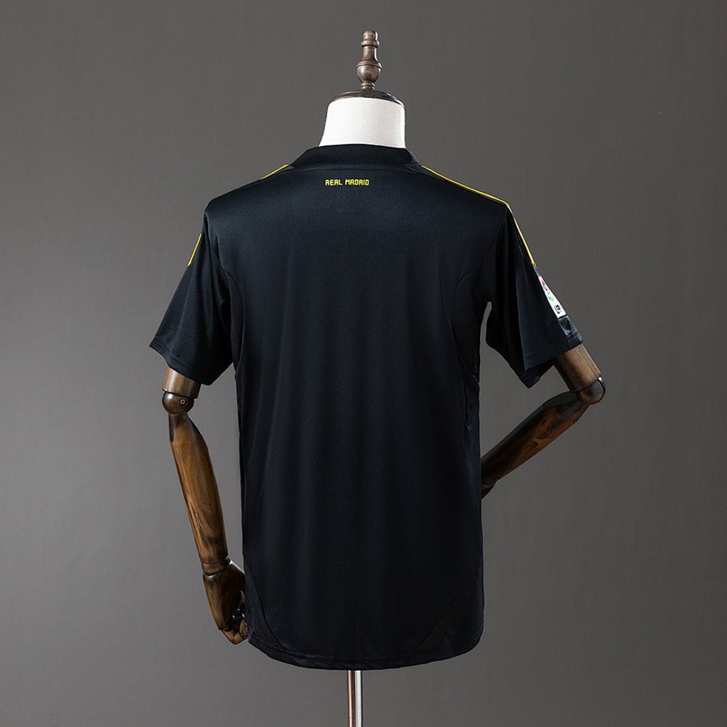 Camiseta Retro Real Madrid Portero Negra 11/12 - espalda
