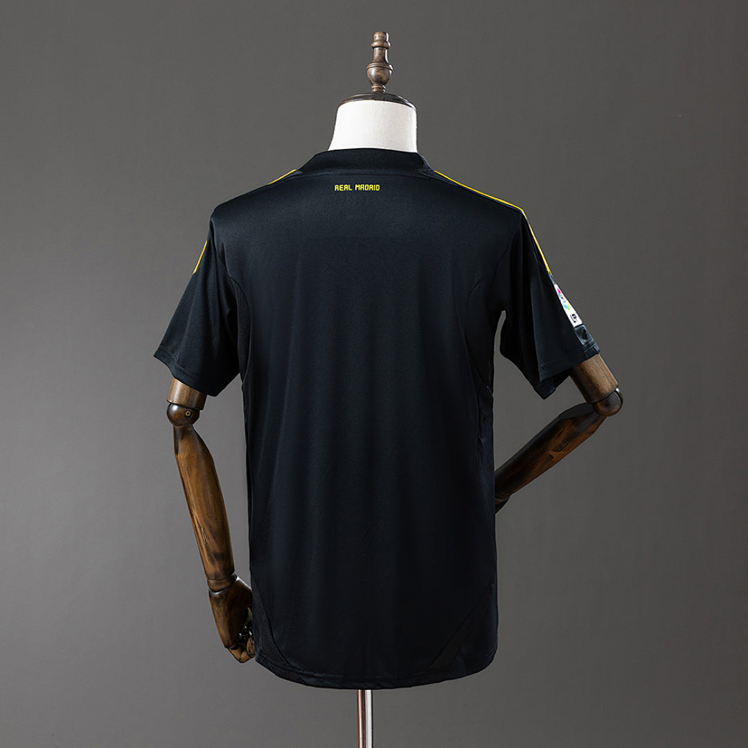 Camiseta Retro Real Madrid Portero Negra 11/12 - espalda