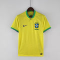 Camiseta Retro Brasil Local Mundial 2022 - frente