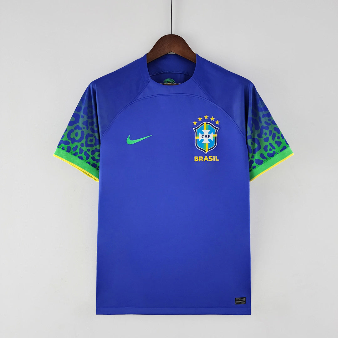 Camiseta Retro Brasil Visita Mundial 2022 - frente