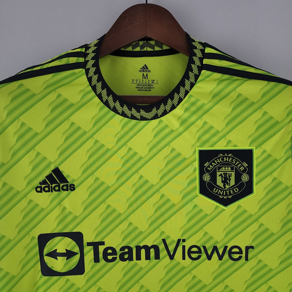Camiseta Retro Manchester United Tercera 22/23 - espalda
