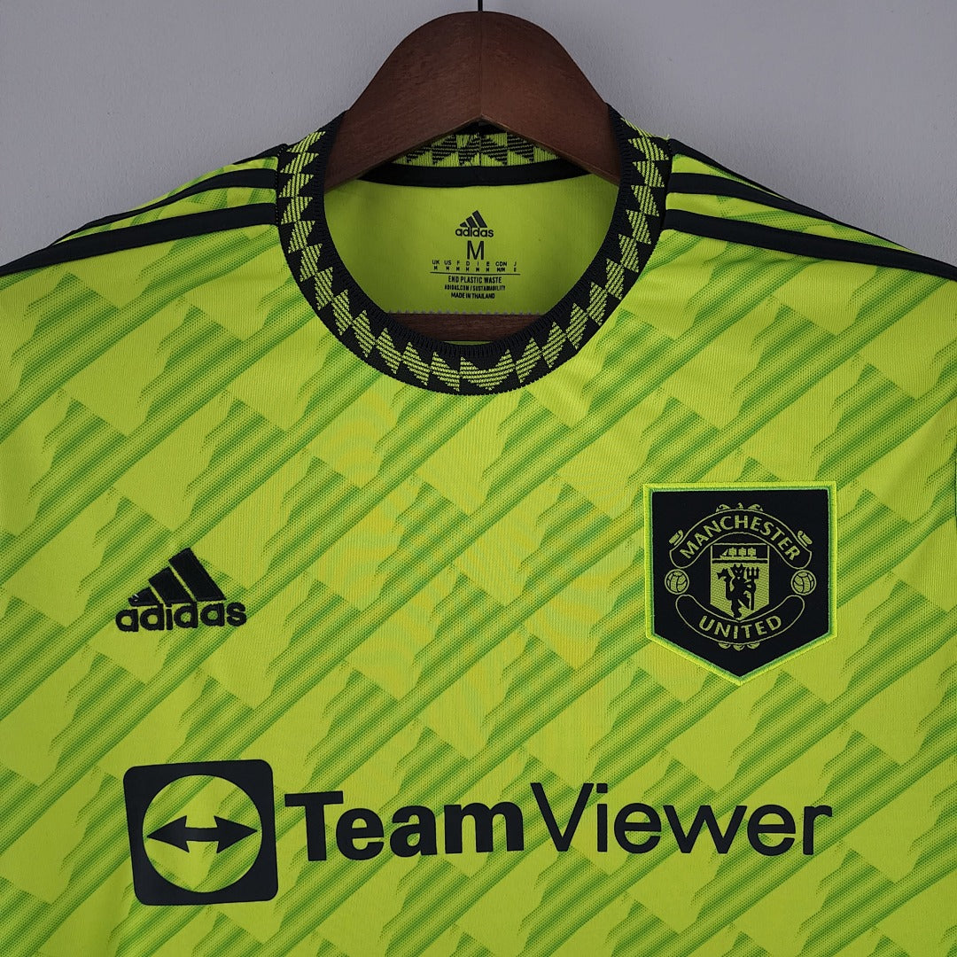 Camiseta Retro Manchester United Tercera 22/23 - espalda