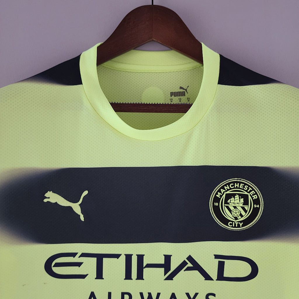 Camiseta Retro Manchester City Tercera 22/23 - espalda