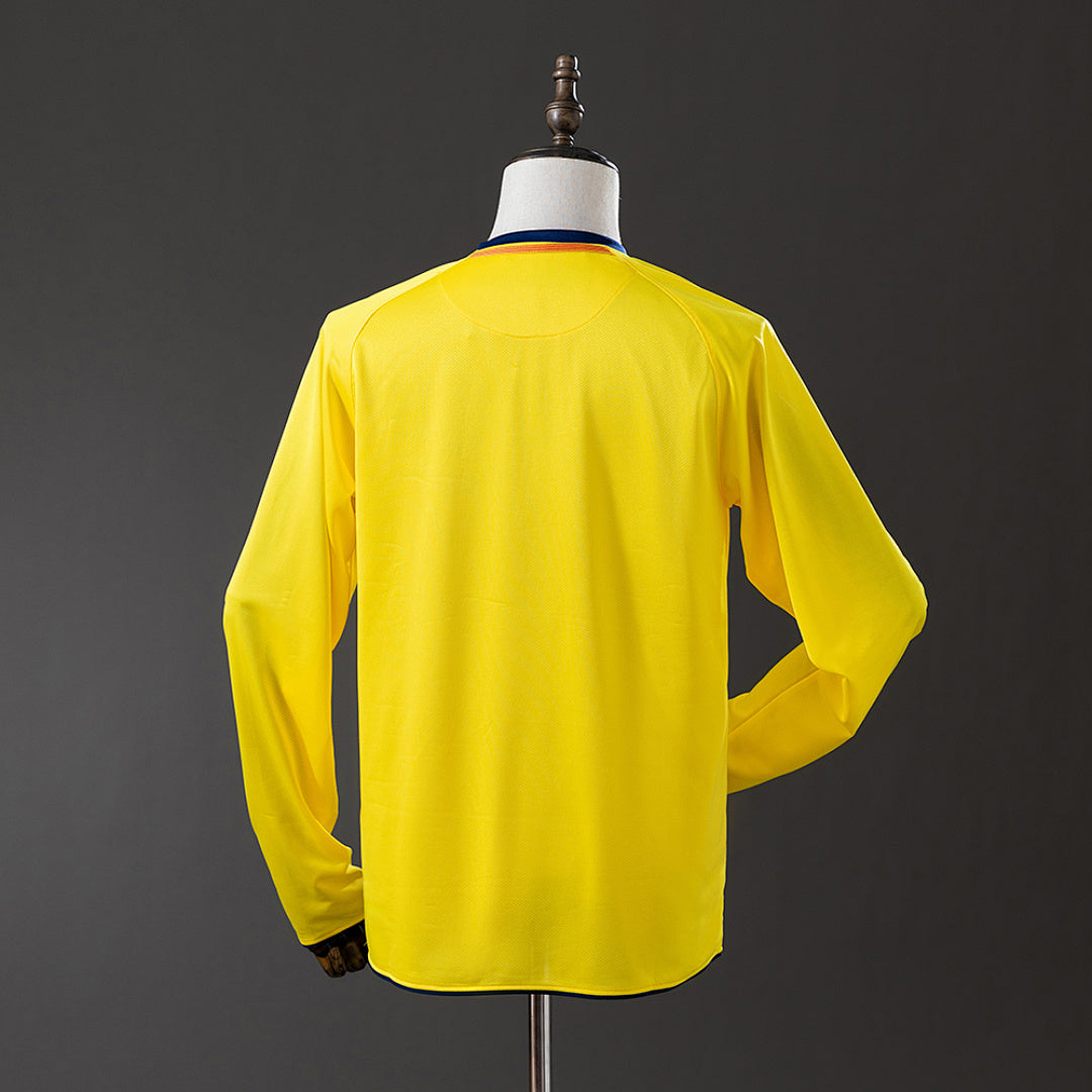 Camiseta Retro FC Barcelona Visita Manga Larga 08/09 - espalda