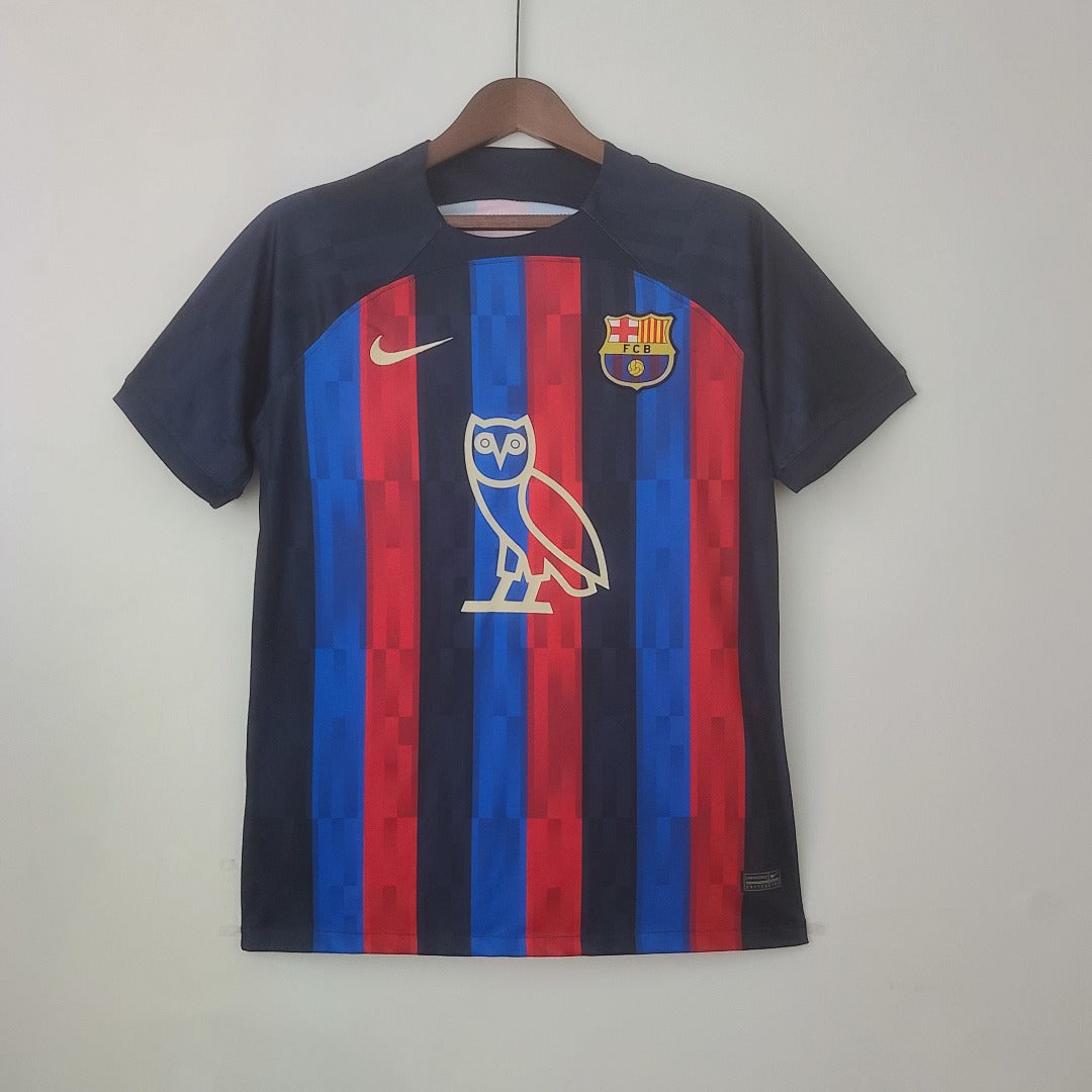 Camiseta Retro FC Barcelona Local Azul Marino 22/23 - frente