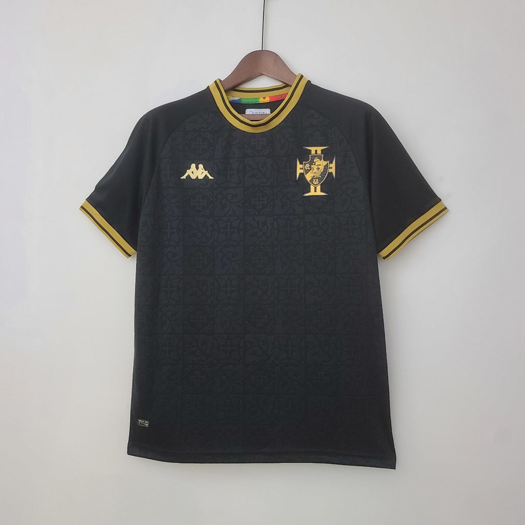 Camiseta Retro Vasco da Gama Negra 22/23 - frente