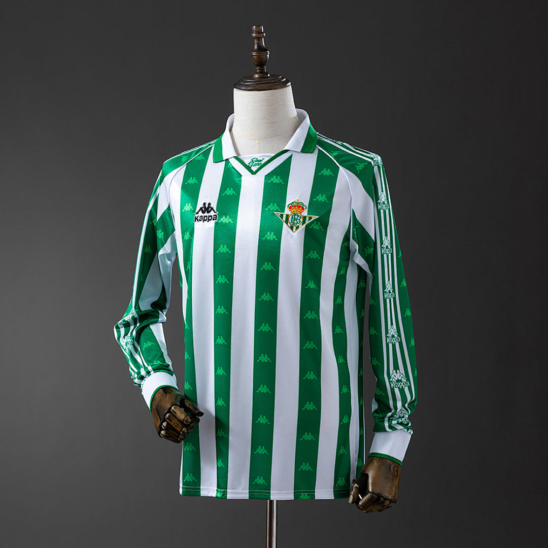 Camiseta Retro Real Betis Local Manga Larga 95/97 - frente