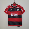 Camiseta Flamengo Local Con Sponsors 2023/24 - frente