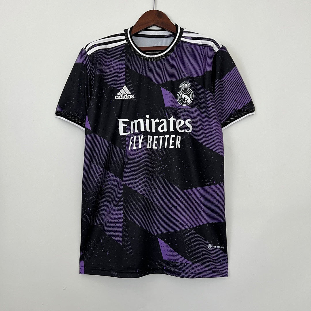 Camiseta Real Madrid Negra y Morada Edición Especial 2023/24 - frente