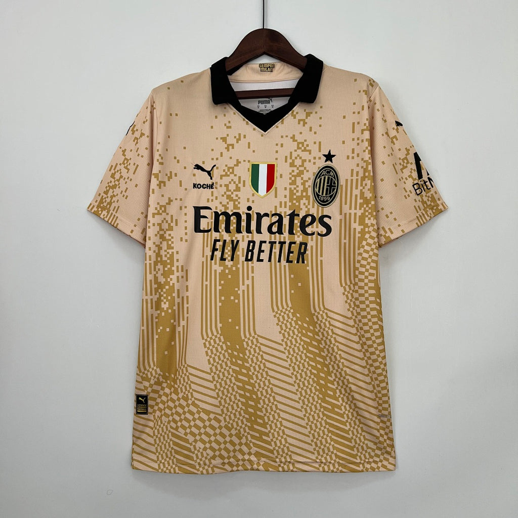 Camiseta AC Milan Amarilla 2023/24 - frente