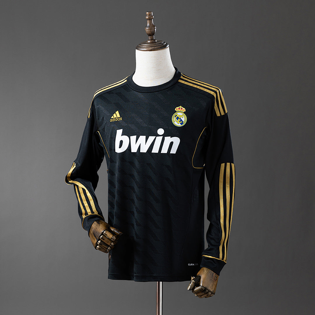 Camiseta Retro Real Madrid Visita Manga Larga 11/12 - frente