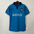 Camiseta Retro Manchester City Local 01/02 - frente