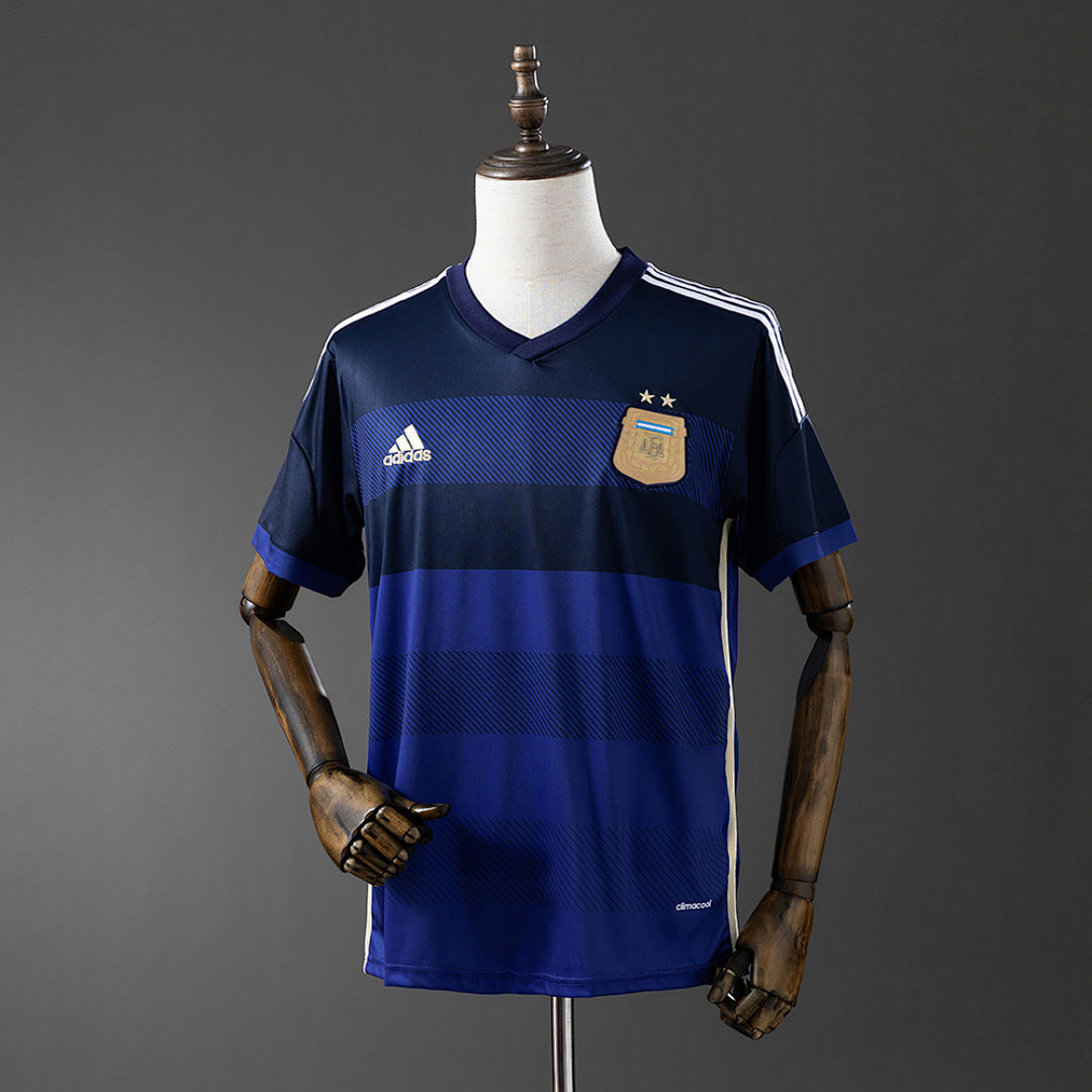 Camiseta Retro Argentina Visita 2014 - frente