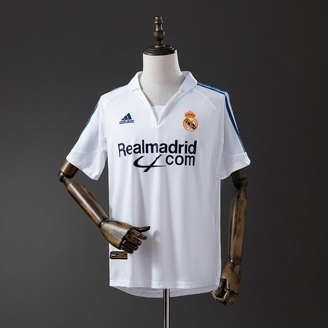 Camiseta Retro Real Madrid Local 01/02 - frente