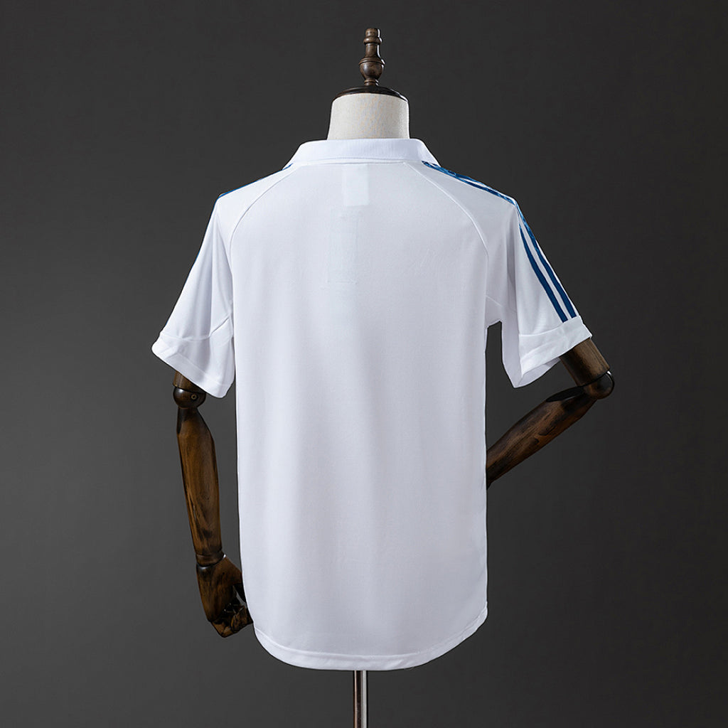 Camiseta Retro Real Madrid Local 01/02 - espalda