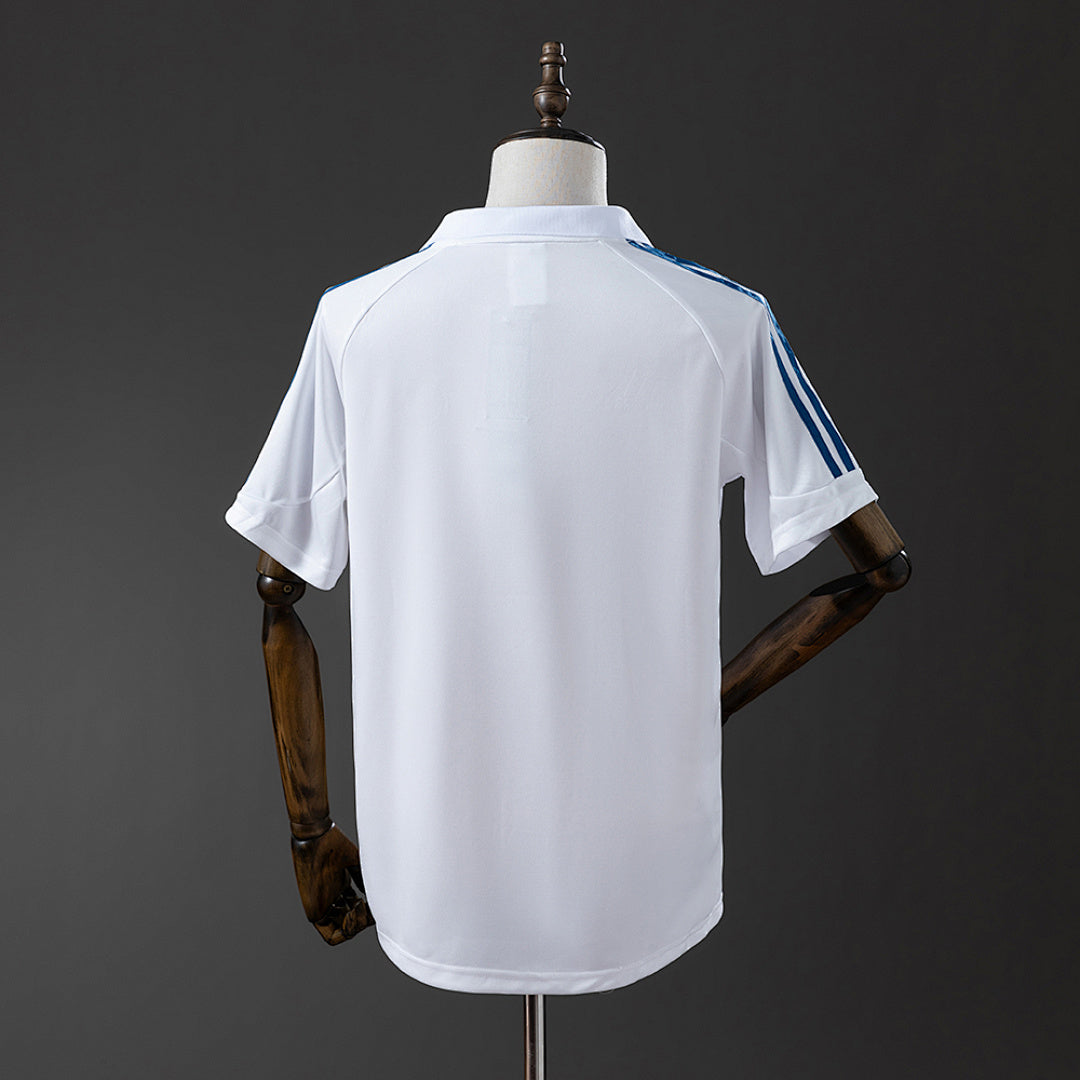 Camiseta Retro Real Madrid Local 01/02 - espalda
