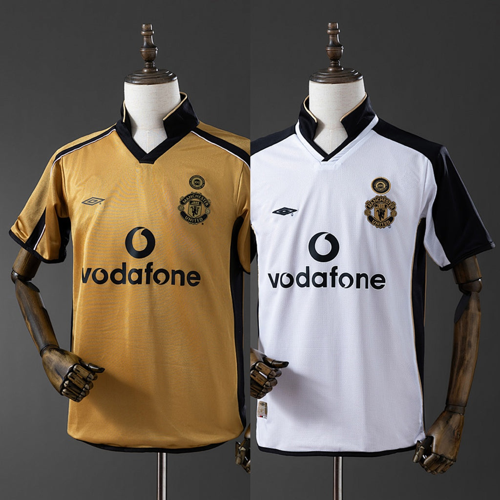 Camiseta Retro Manchester United 100º Aniversario 01/02 - frente