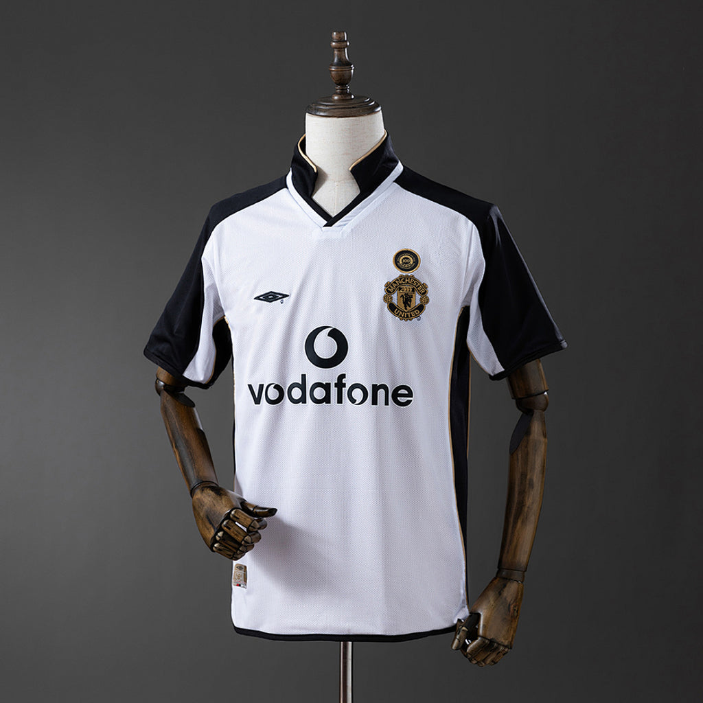 Camiseta Retro Manchester United 100º Aniversario 01/02 - espalda