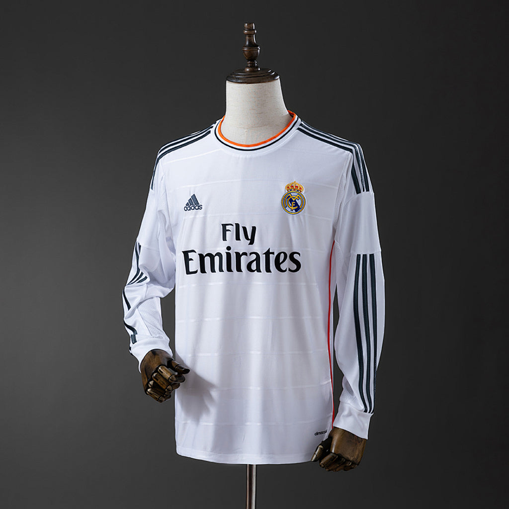 Camiseta Retro Real Madrid Local Manga Larga 13/14 - frente