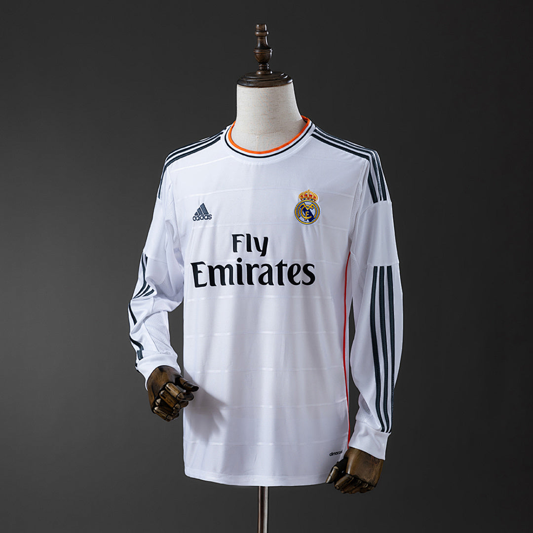 Camiseta Retro Real Madrid Local Manga Larga 13/14 - frente