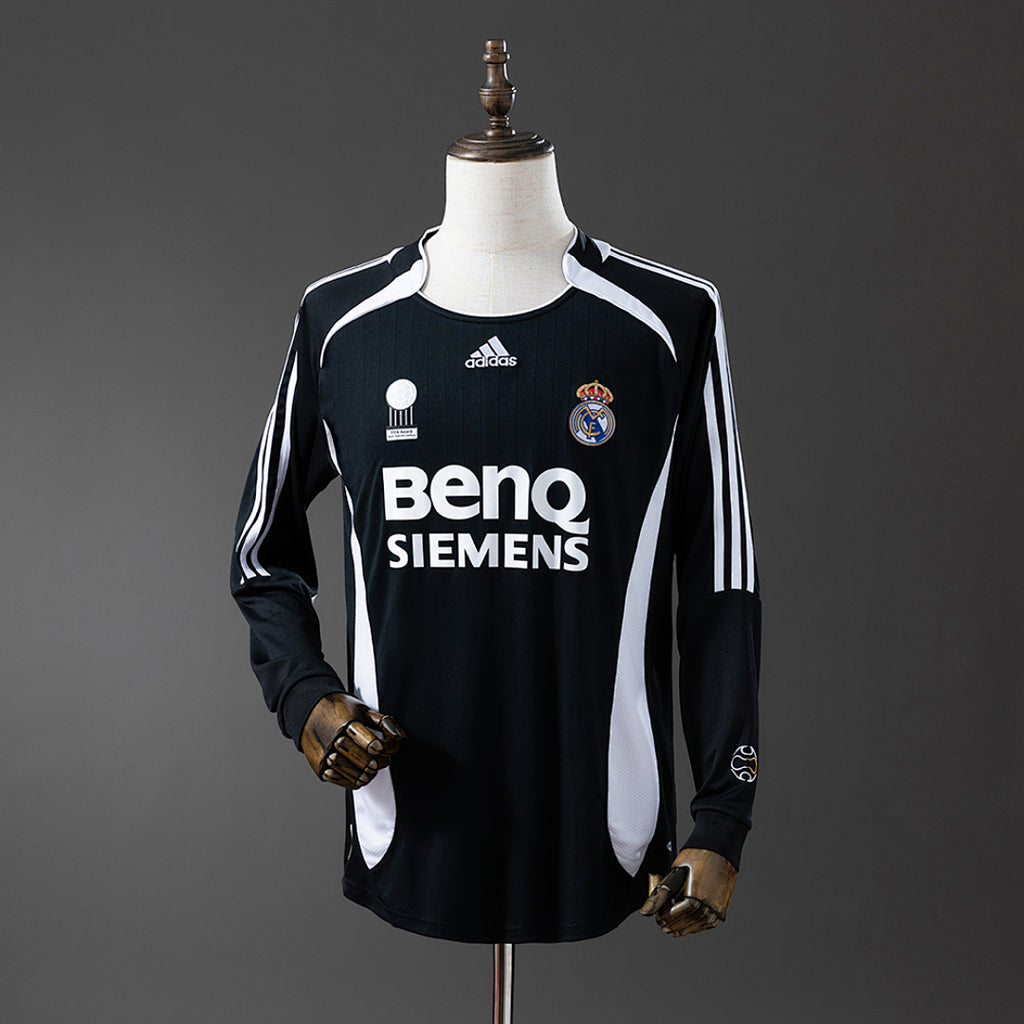 Camiseta Retro Real Madrid Tercera Manga Larga 06/07 - frente