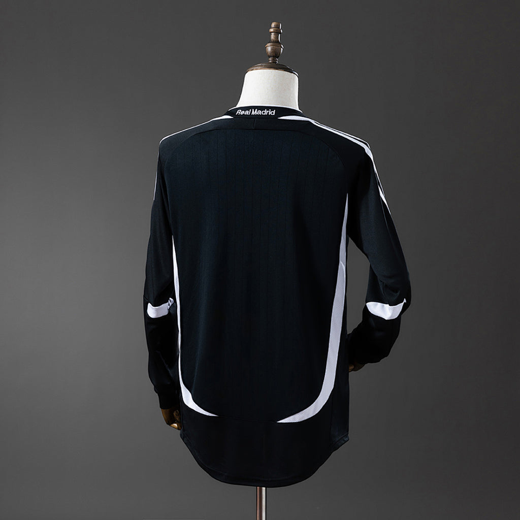 Camiseta Retro Real Madrid Tercera Manga Larga 06/07 - espalda