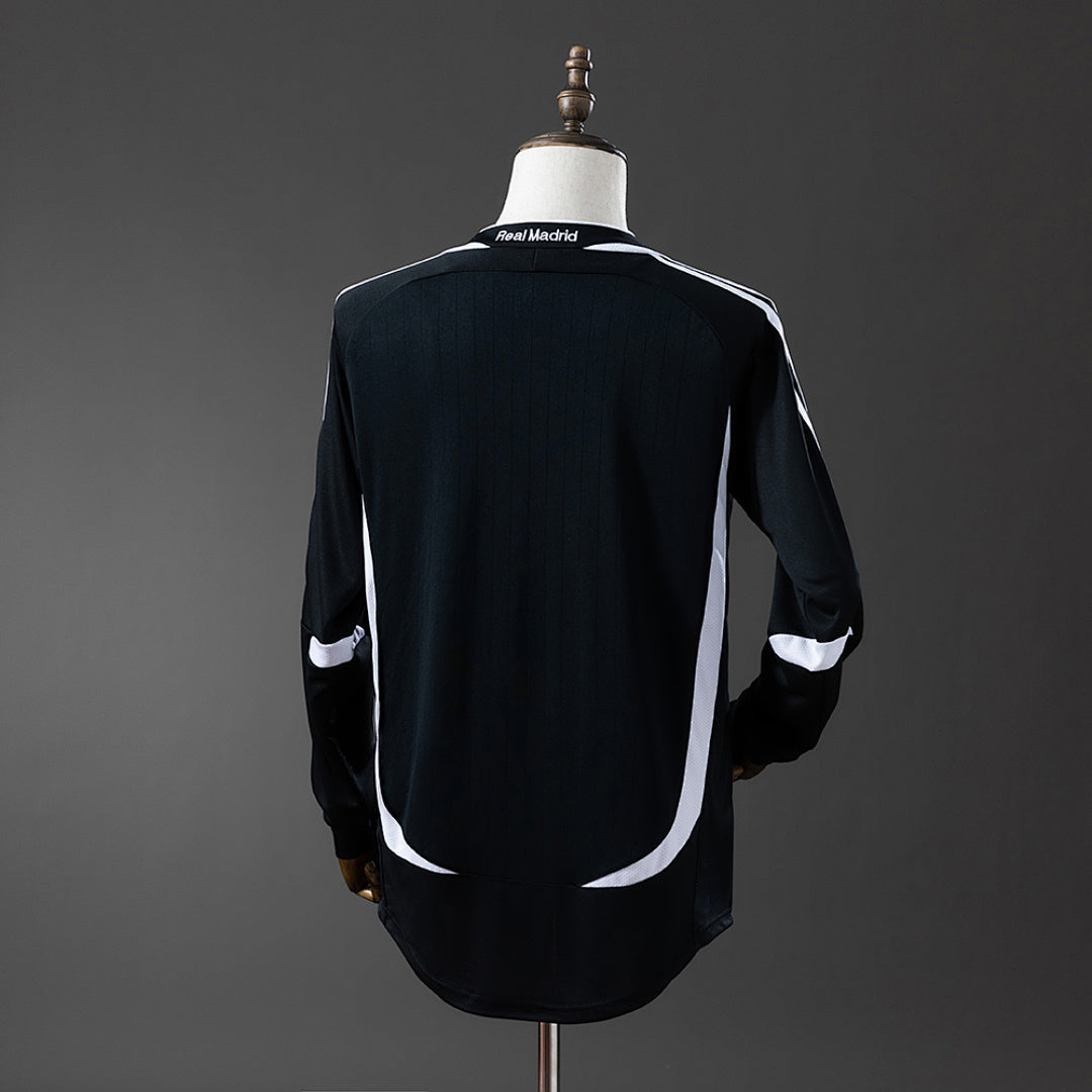 Camiseta Retro Real Madrid Tercera Manga Larga 06/07 - espalda