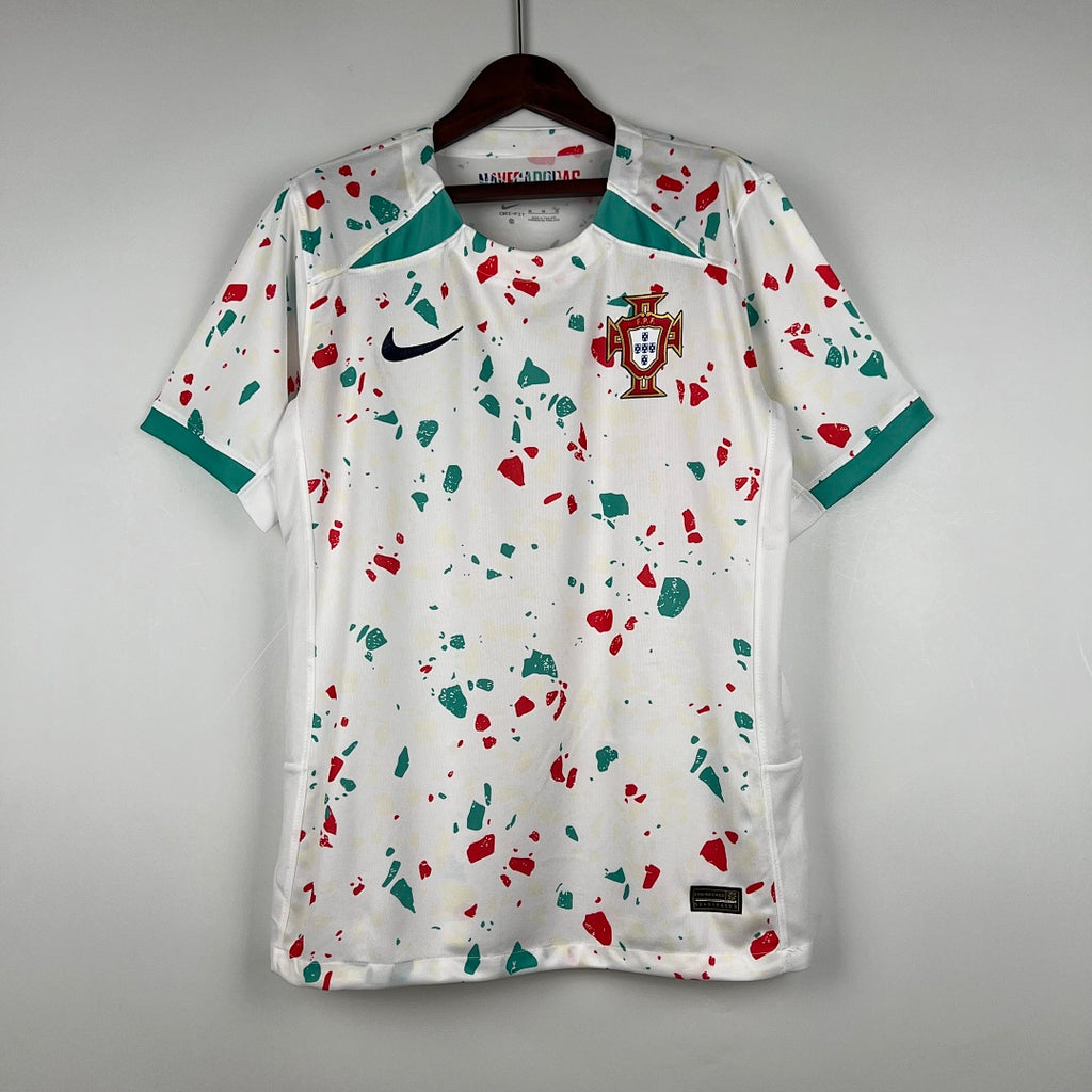 Camiseta Portugal Gris Claro y Gris 2023 - frente