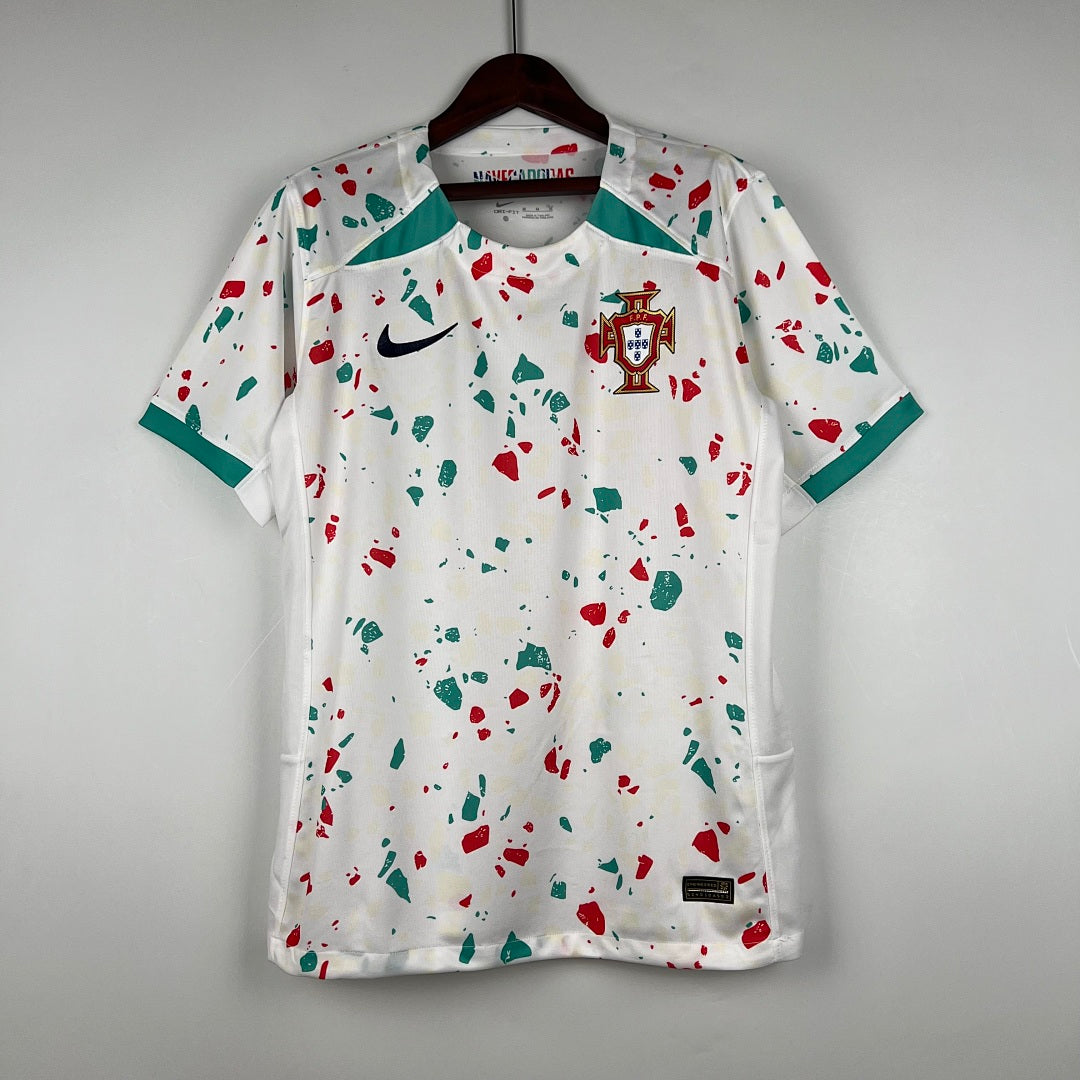 Camiseta Portugal Gris Claro y Gris 2023 - frente