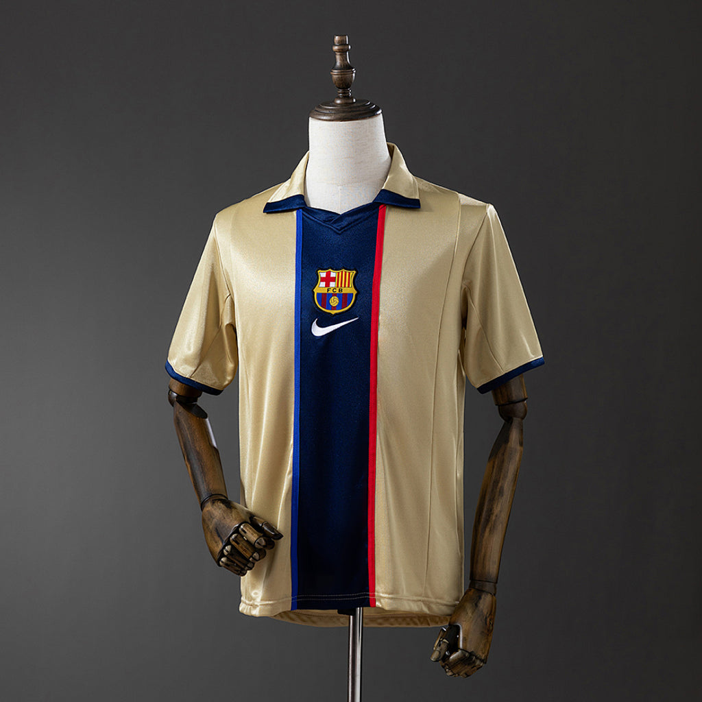 Camiseta Retro FC Barcelona Visita 2002 - frente