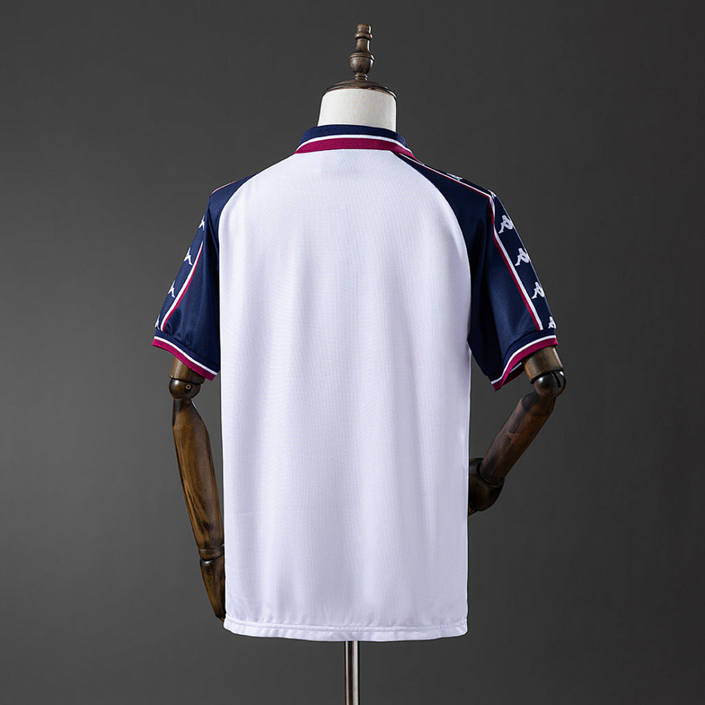 Camiseta Retro Manchester City Visita 97/98 - espalda