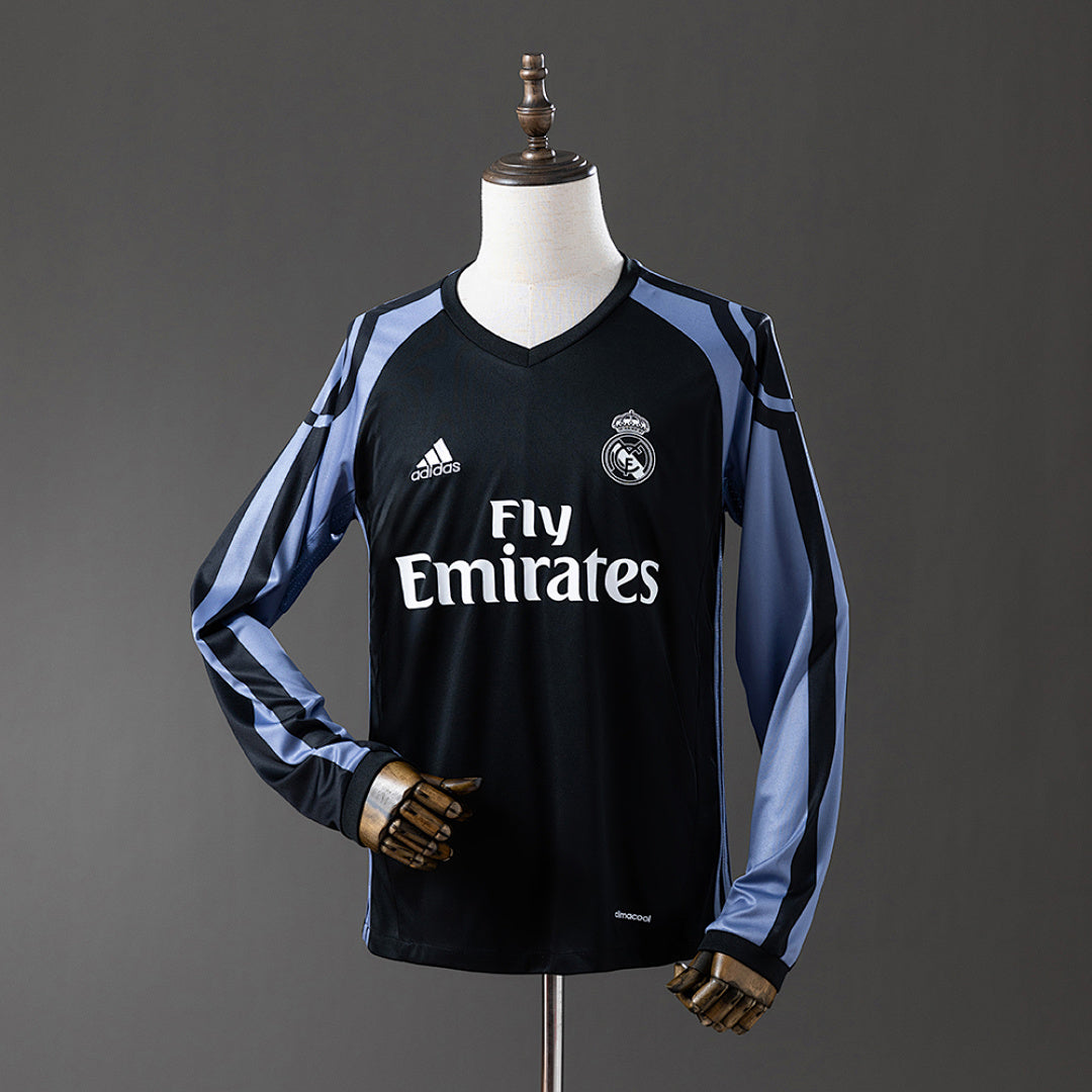 Camiseta Retro Real Madrid Tercera Manga Larga 16/17 - frente
