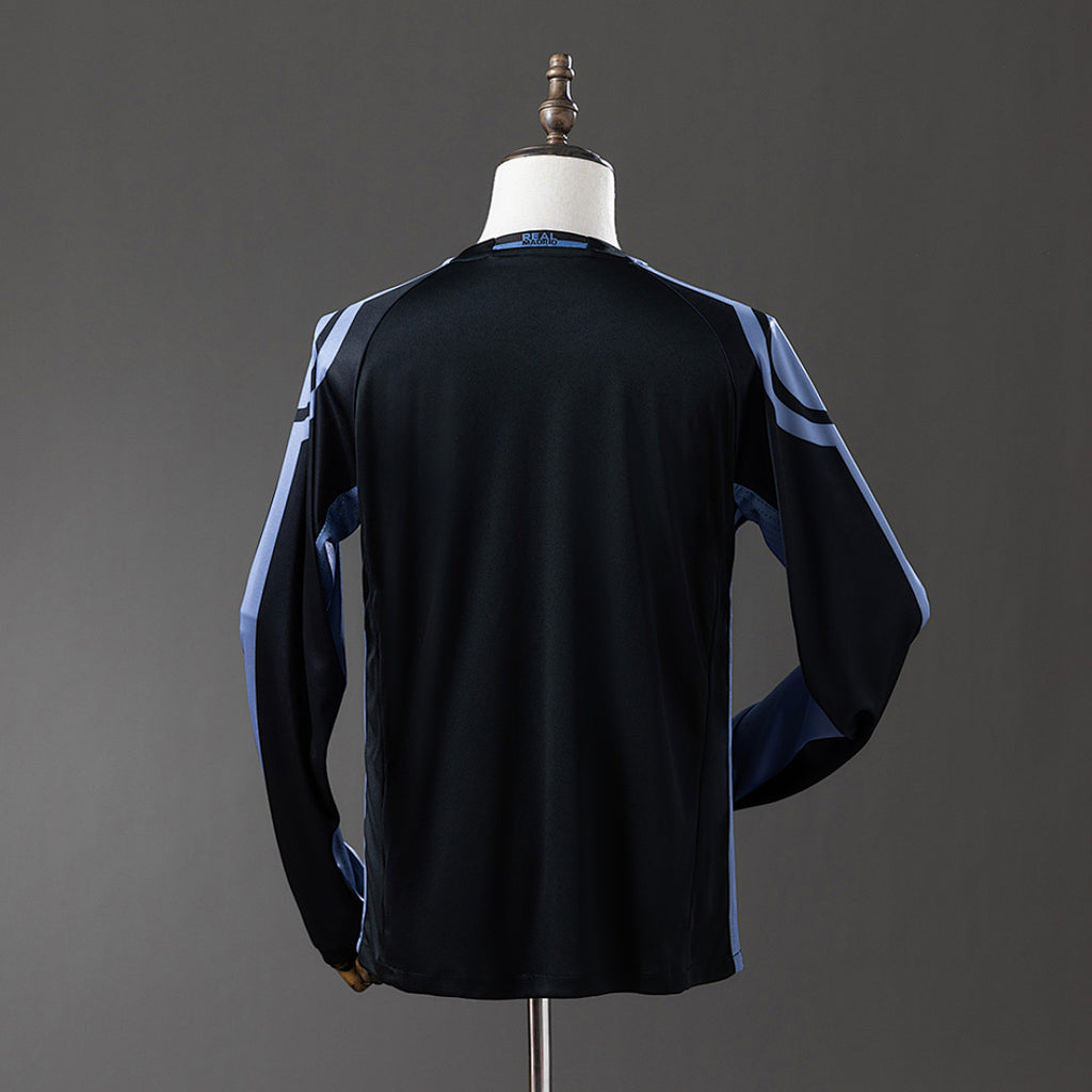 Camiseta Retro Real Madrid Tercera Manga Larga 16/17 - espalda