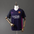 Camiseta Retro FC Barcelona Visita Negra y Gris 16/17 - frente