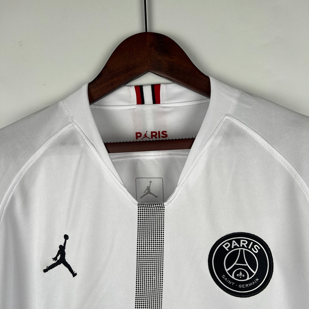 Camiseta Retro PSG Negra Manga Larga 18/19 - espalda