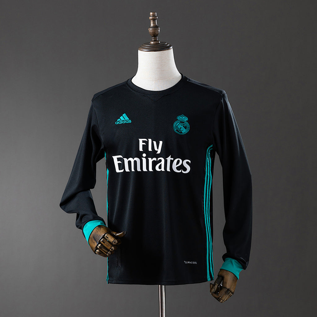 Camiseta Retro Real Madrid Visita Manga Larga 17/18 - frente