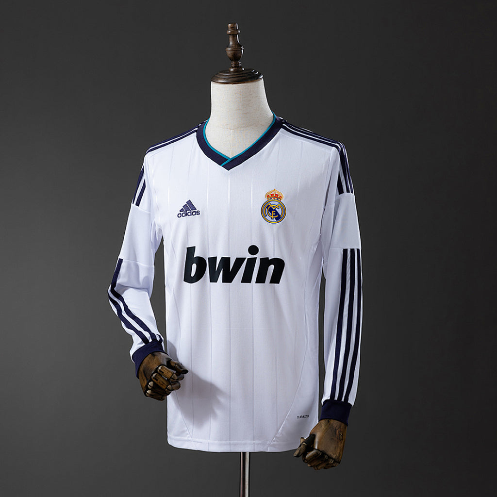 Camiseta Retro Real Madrid Local Manga Larga 12/13 - frente