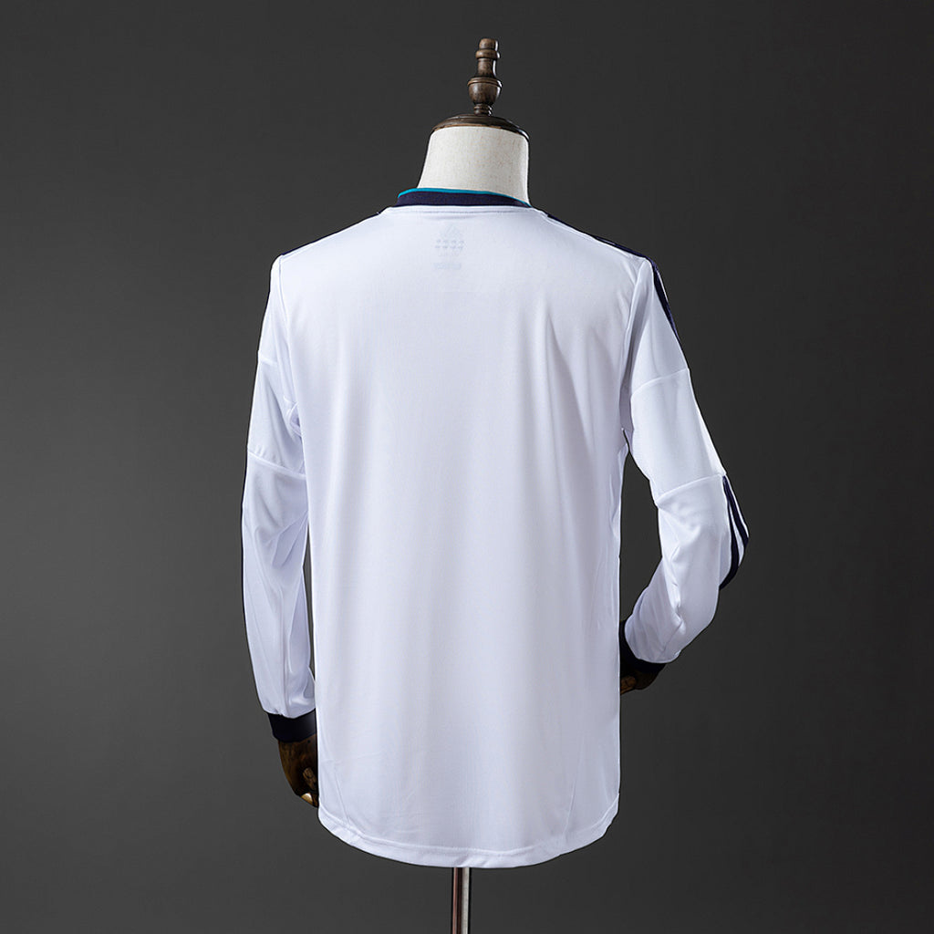 Camiseta Retro Real Madrid Local Manga Larga 12/13 - espalda